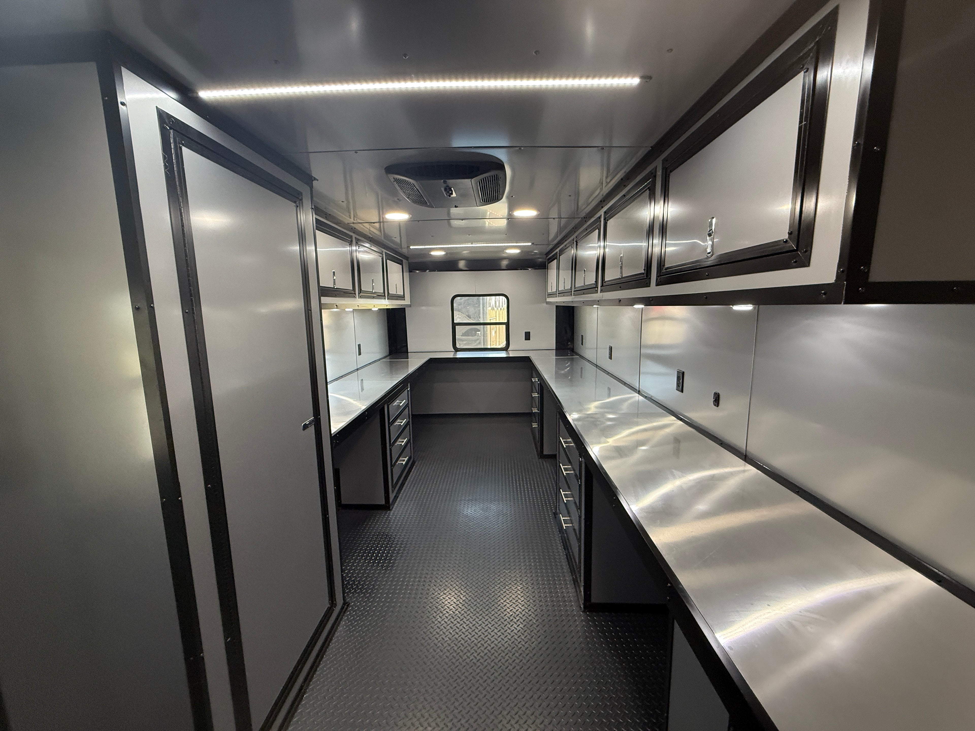 8.5X20TA Silver Office Trailer