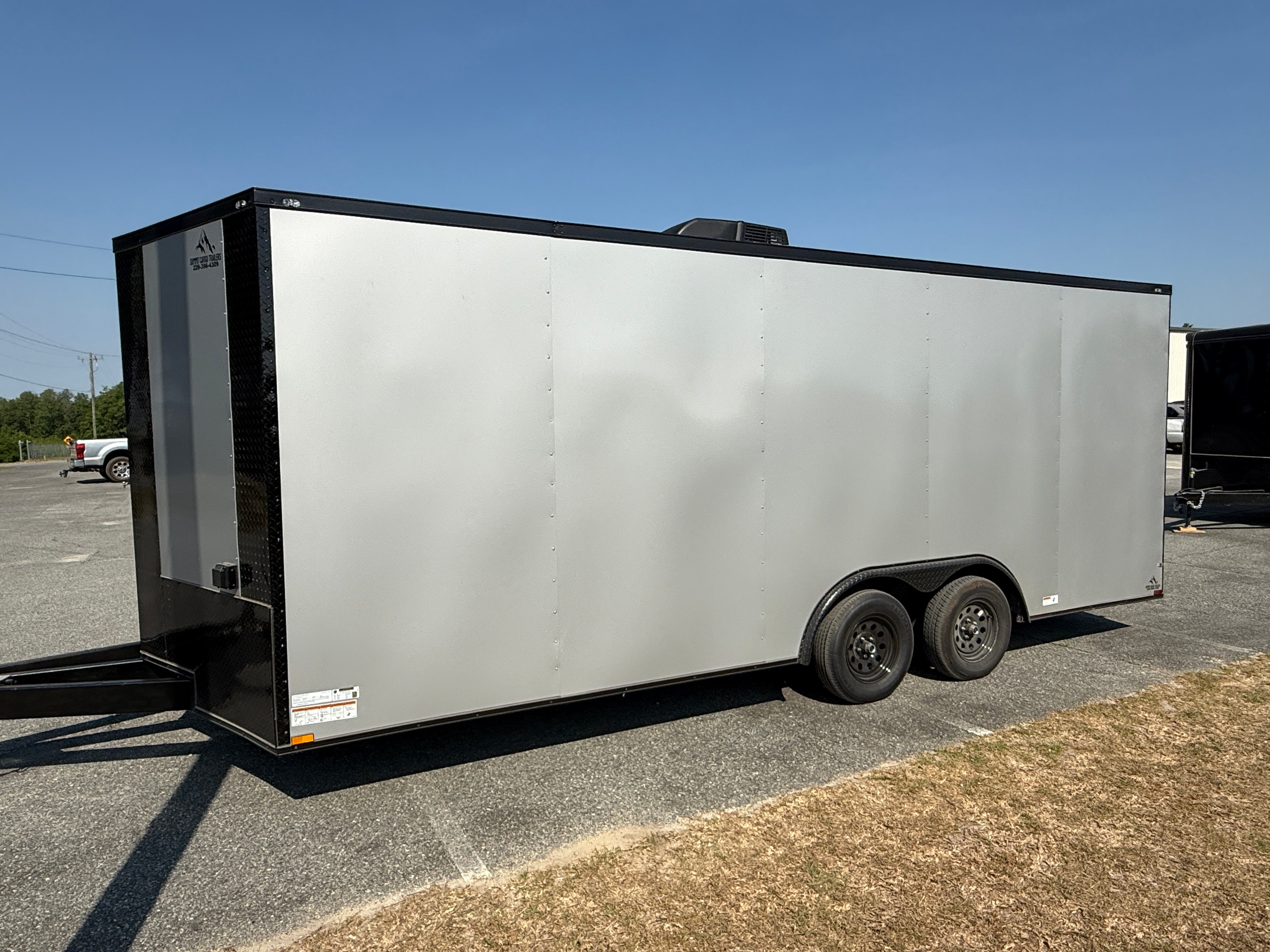 8.5X20TA Silver Office Trailer