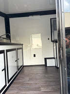 8.5X14TA Black Beverage Coffee Trailer