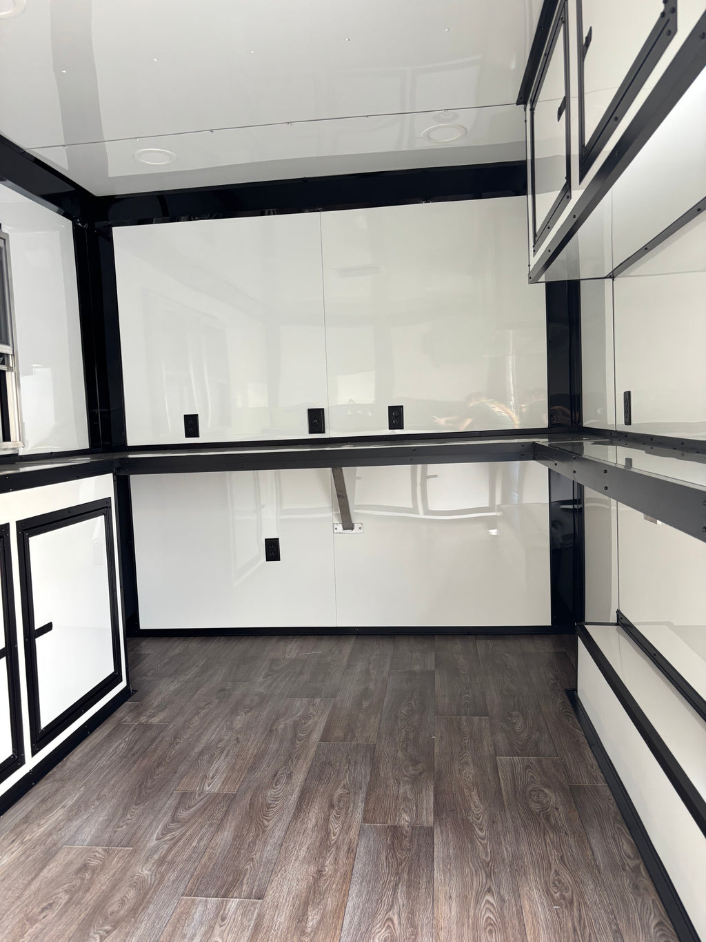 8.5X14TA Black Beverage Coffee Trailer