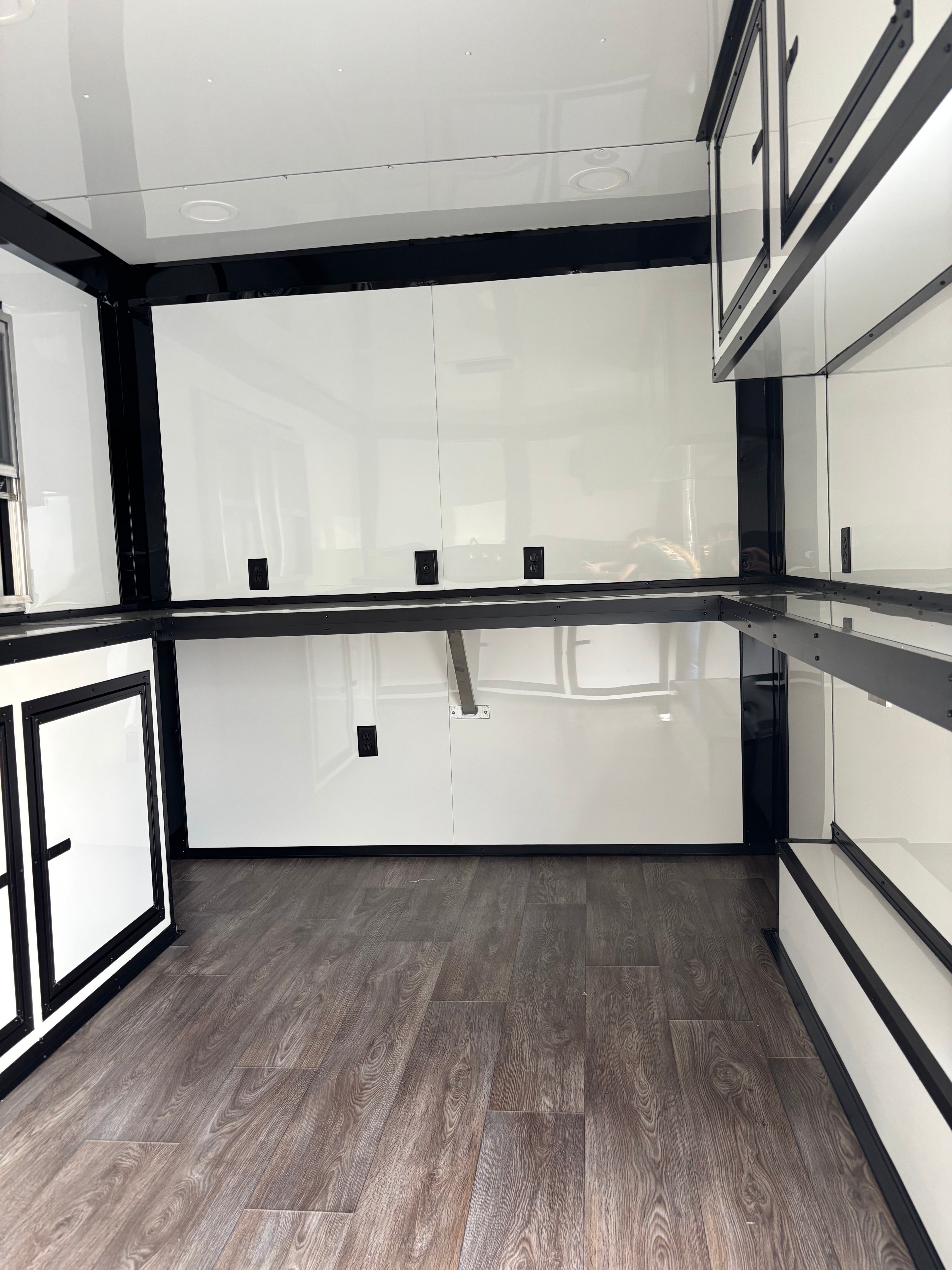 8.5X14TA Black Beverage Coffee Trailer