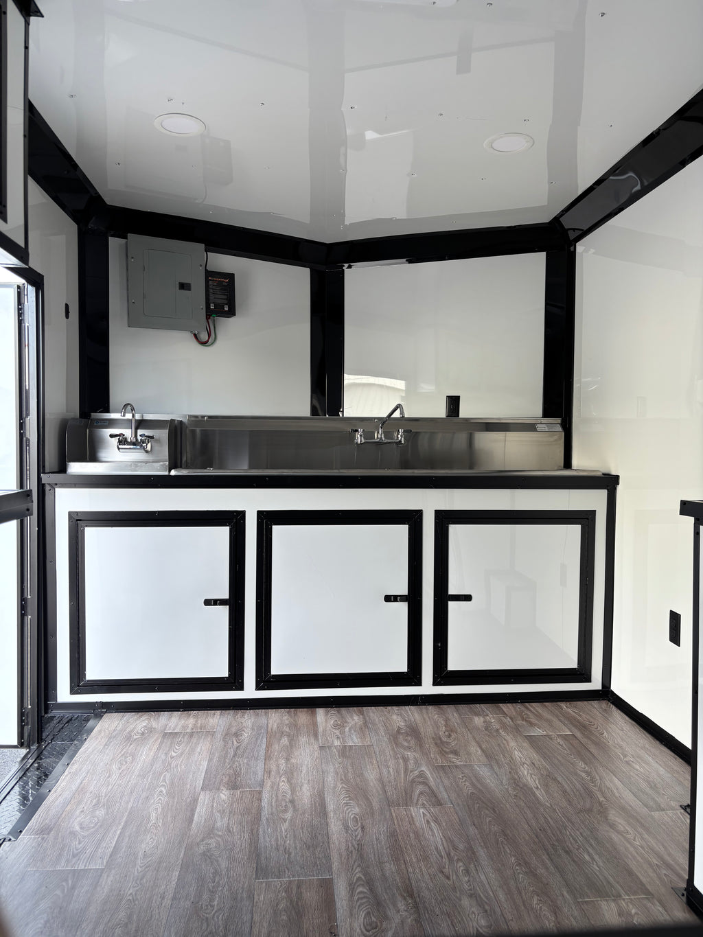8.5X14TA Black Beverage Coffee Trailer