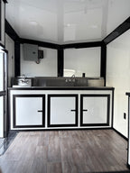 8.5X14TA Black Beverage Coffee Trailer