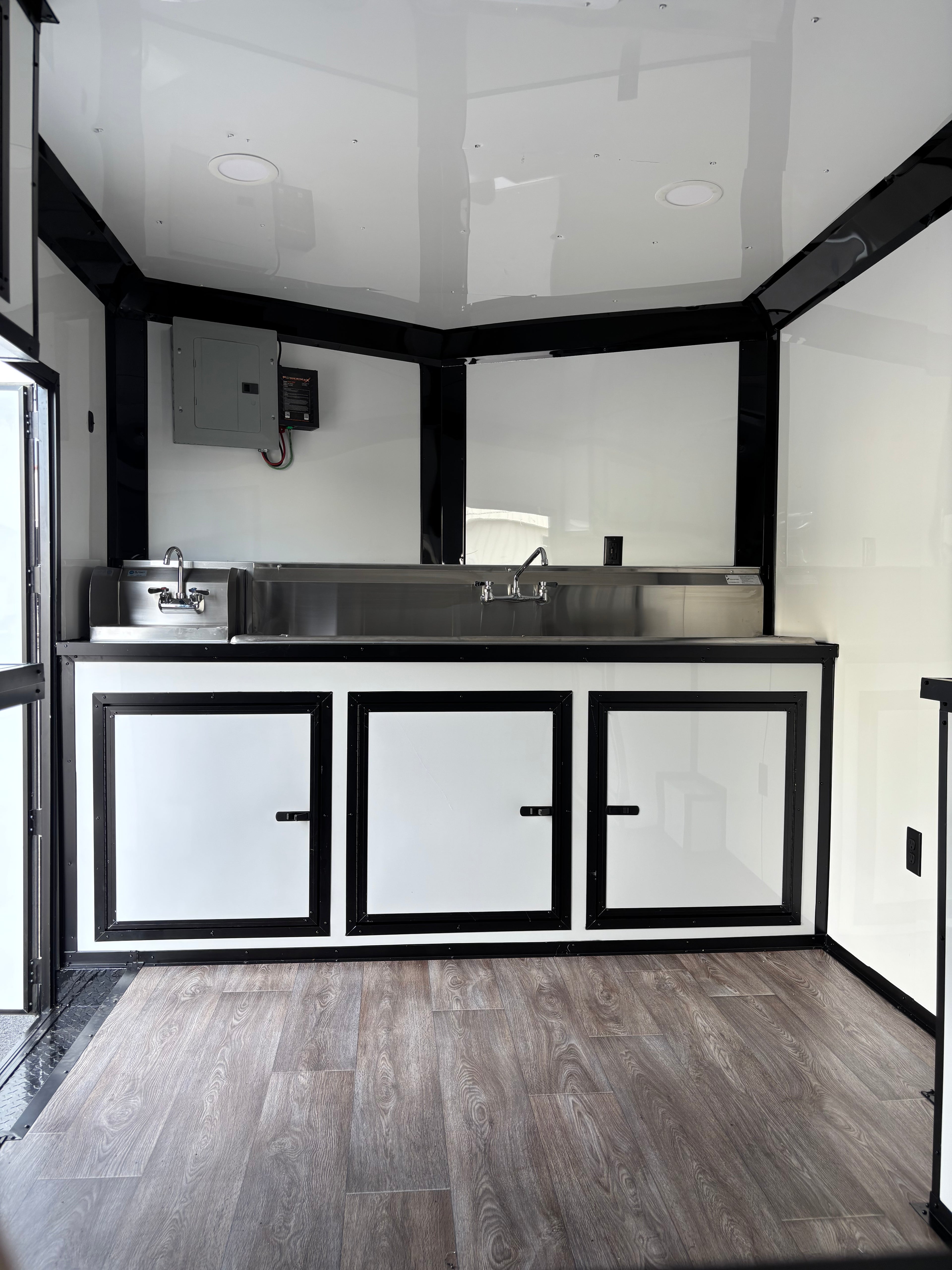 8.5X14TA Black Beverage Coffee Trailer