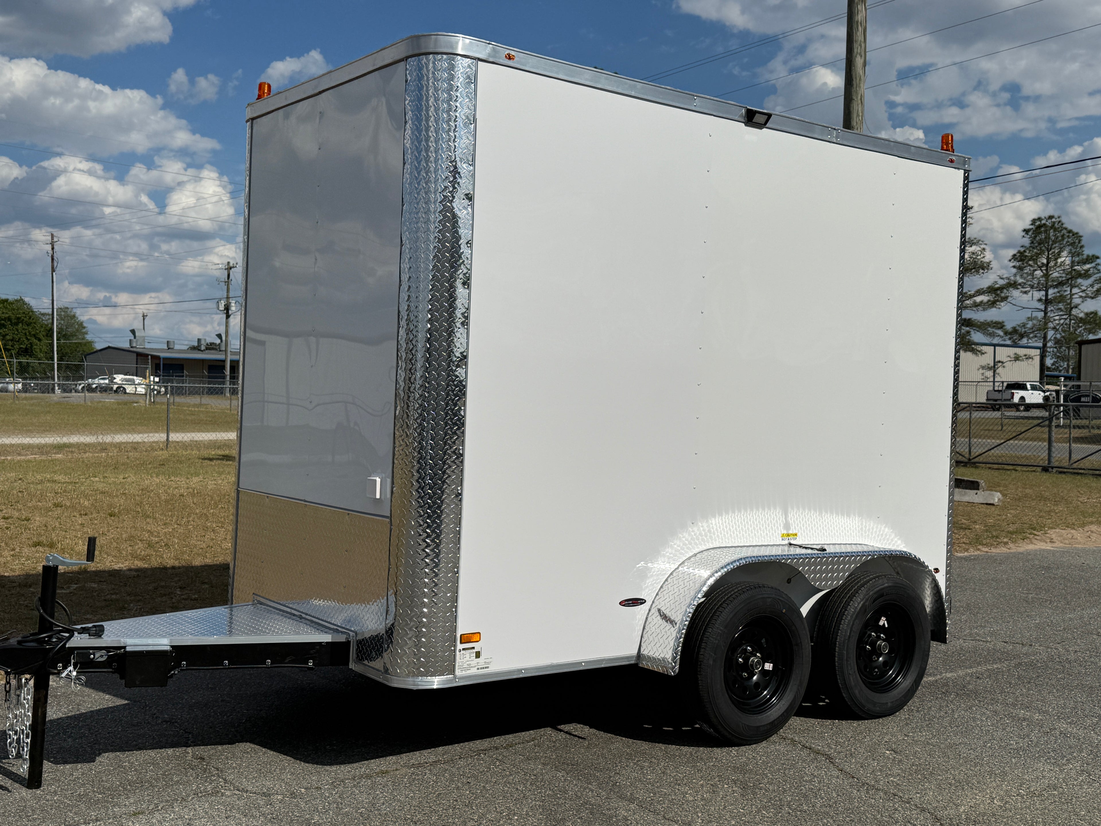 6X10TA White Splicing Trailer