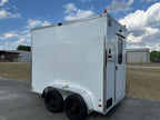 6X10TA White Splicing Trailer