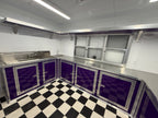 8.5X12TA Purple Concession Trailer
