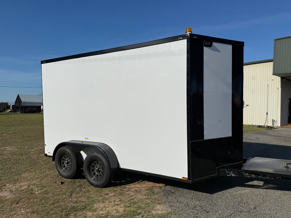 Remolque de empalme blanco de 7x12TA