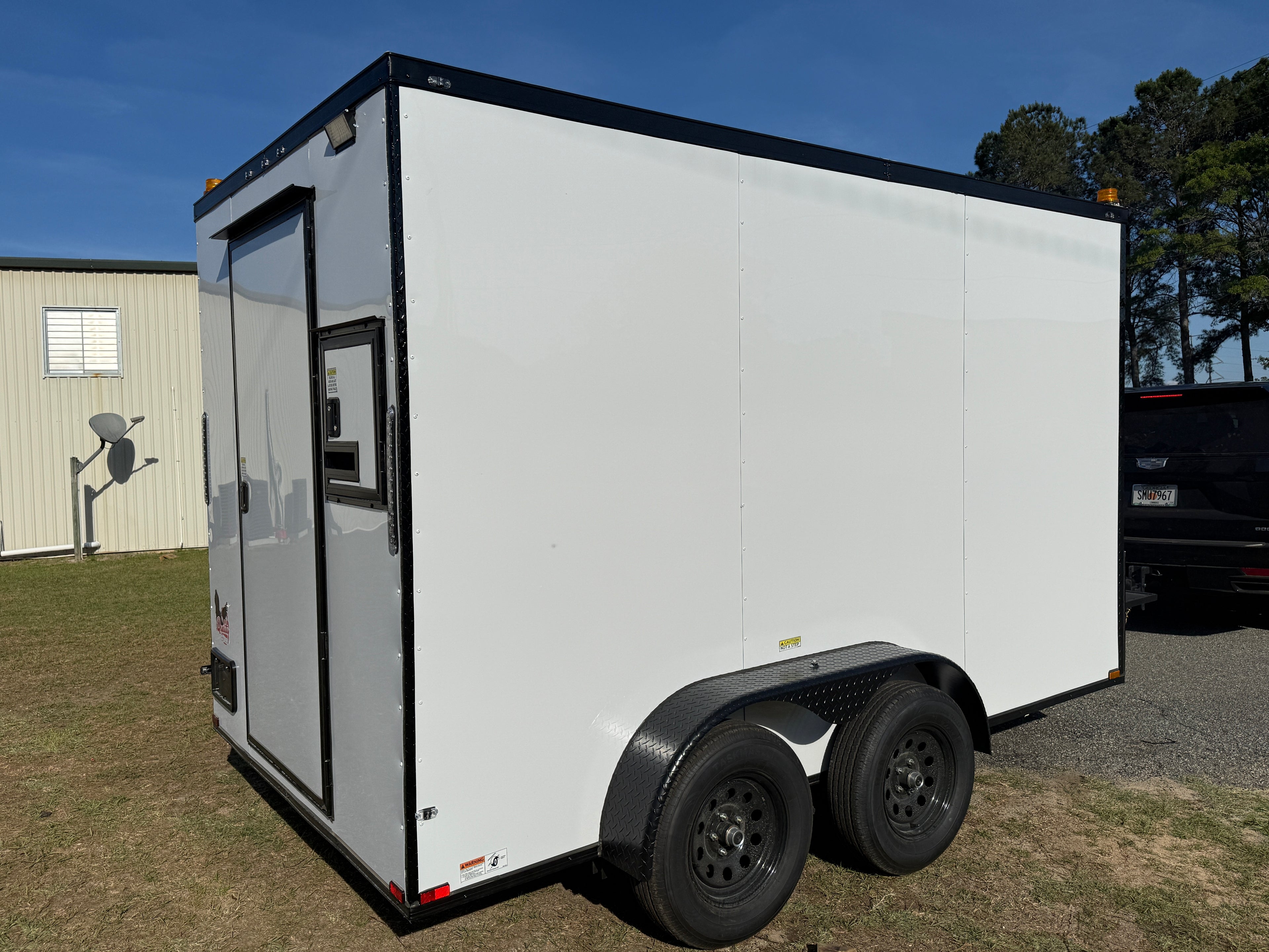 7X12TA White Splicing Trailer