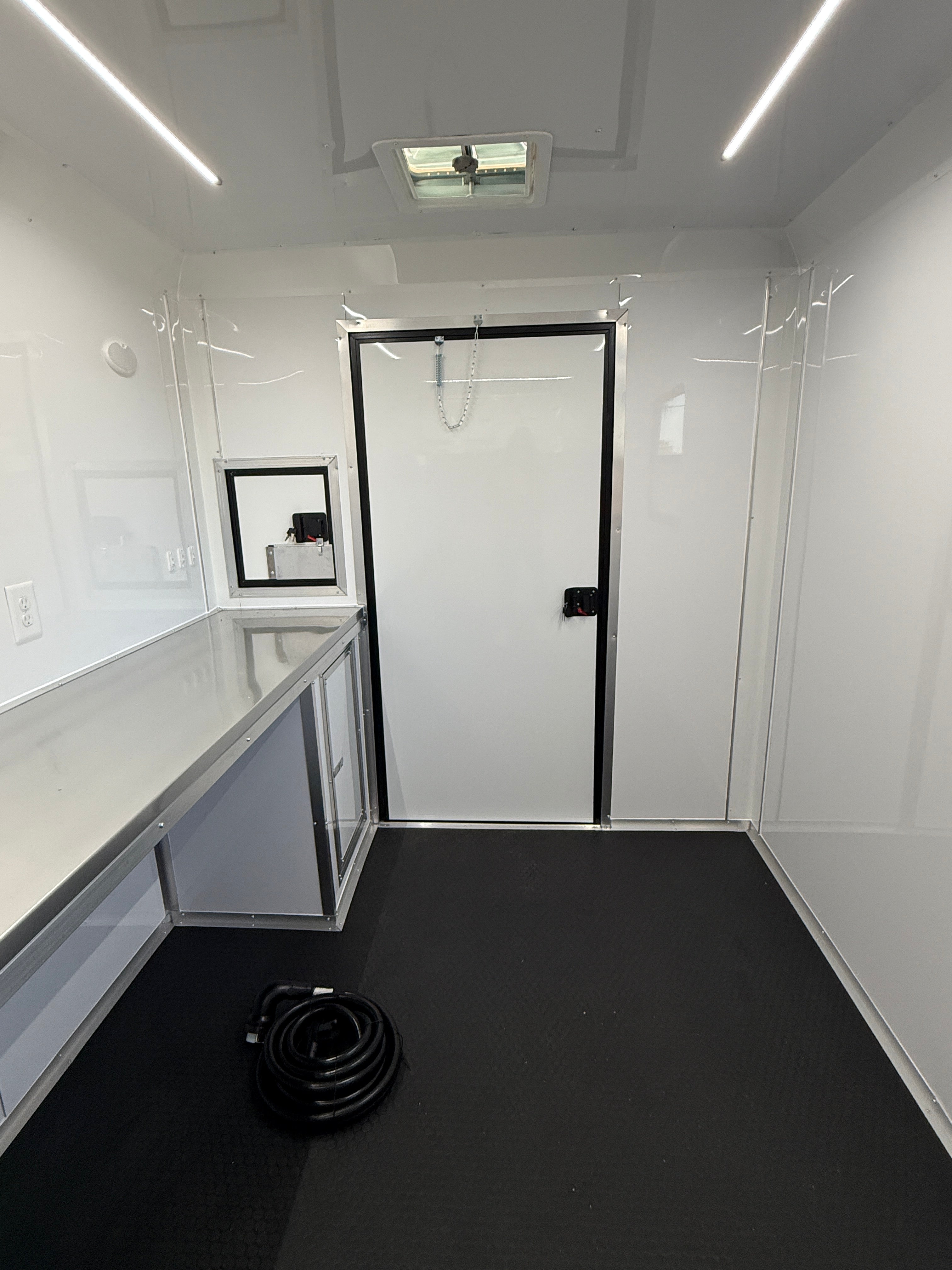 7X12TA White Splicing Trailer