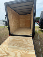 6X10SA White Standard Trailer