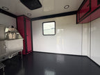 7X14TA Pink Pet Grooming Trailer