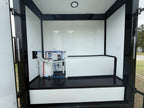7X14TA Pink Pet Grooming Trailer