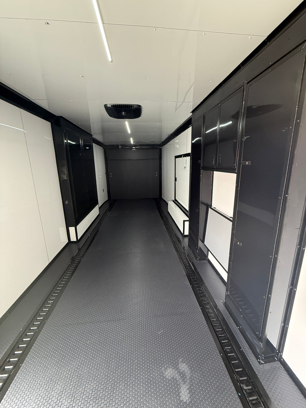 8.5X28TA5 White Race Ready Trailer
