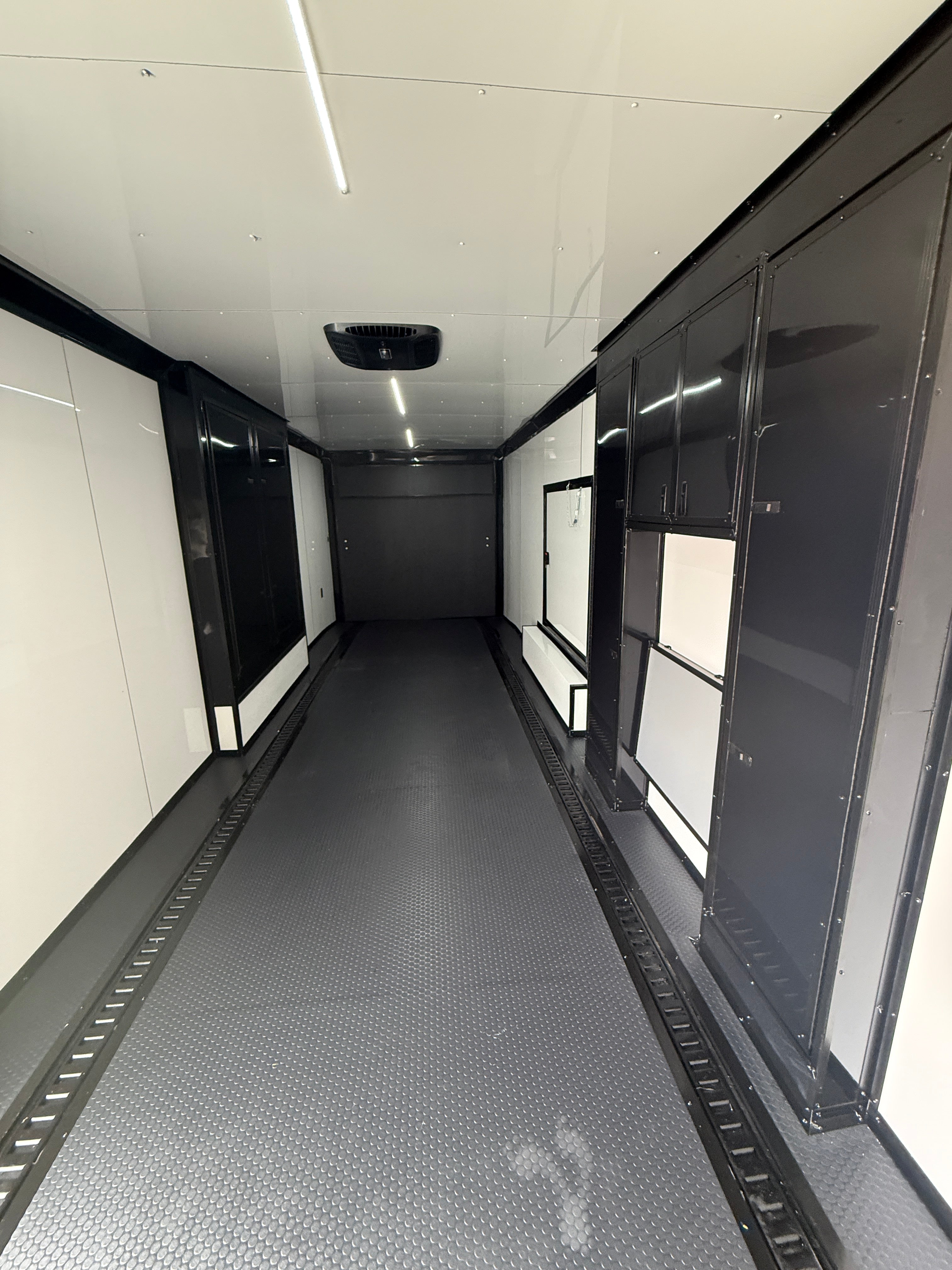 8.5X28TA5 White Race Ready Trailer