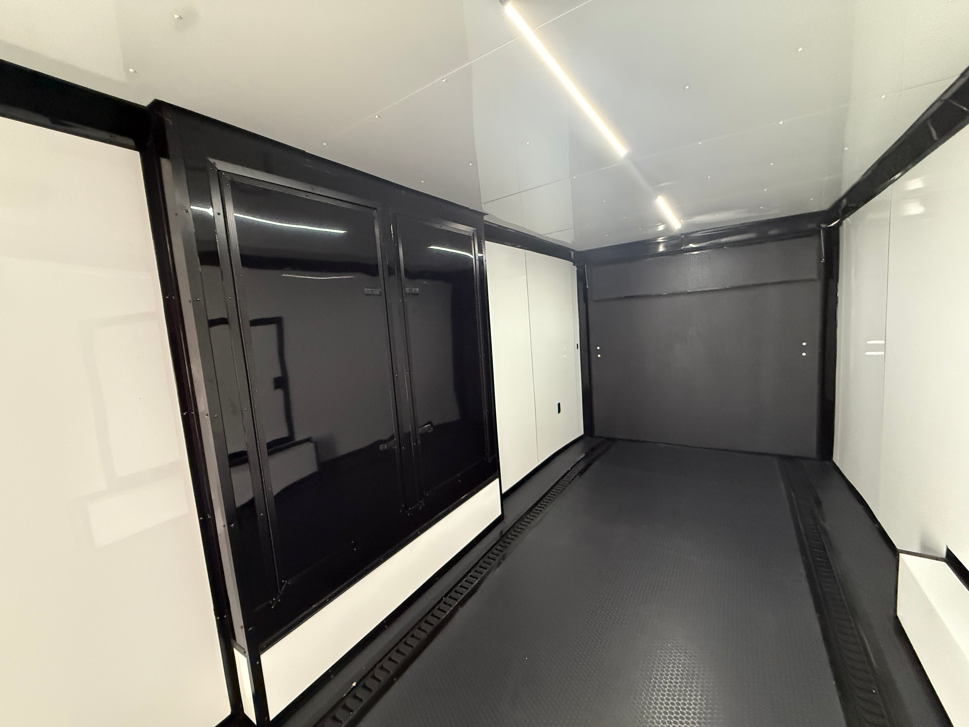8.5X28TA5 White Race Ready Trailer