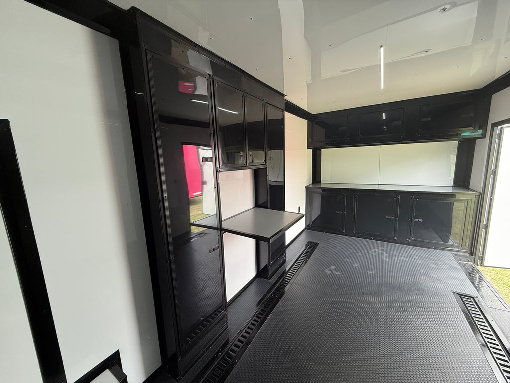 8.5X28TA5 White Race Ready Trailer