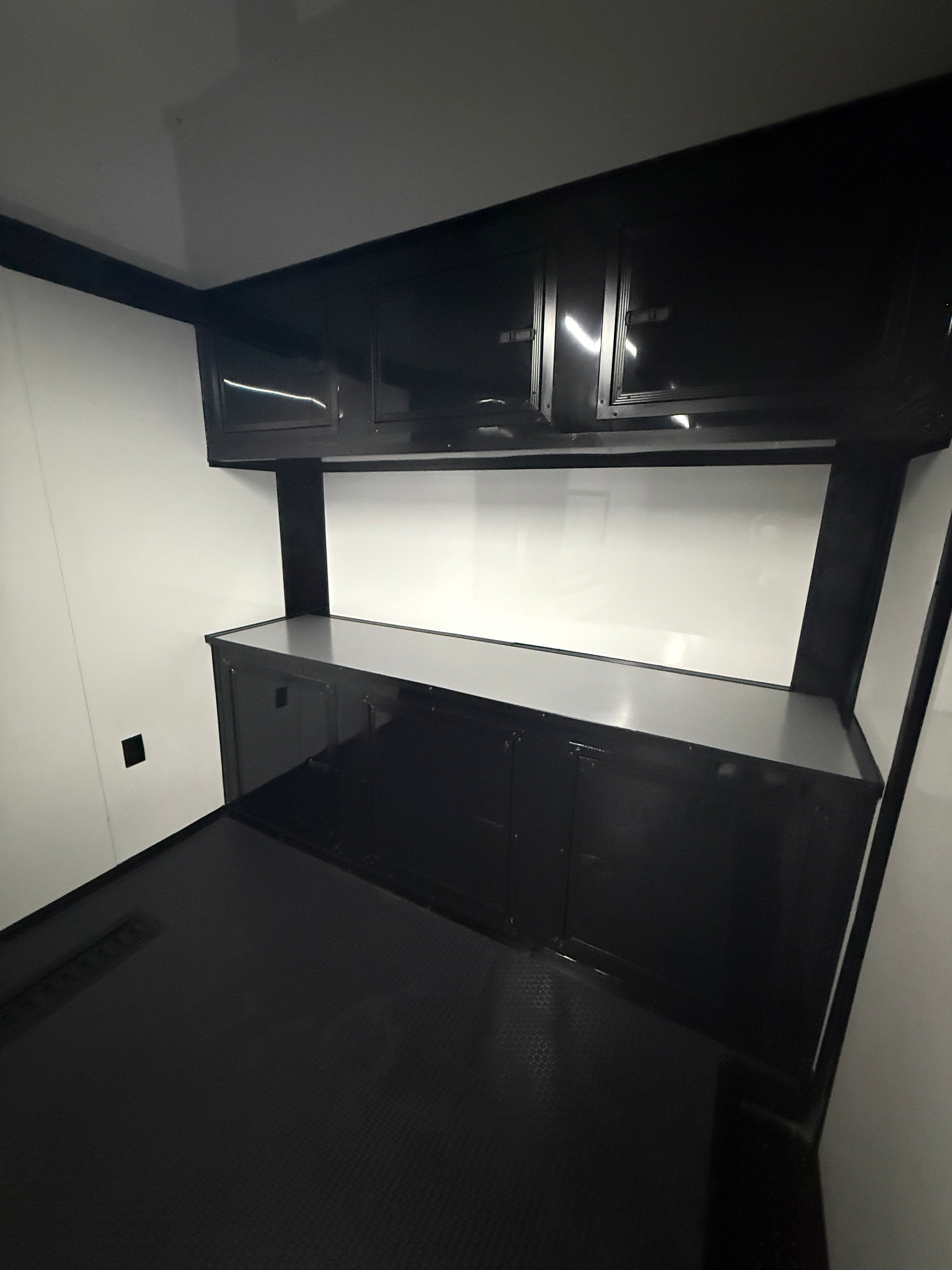 8.5X28TA5 White Race Ready Trailer