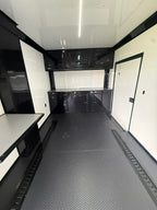 8.5X28TA5 White Race Ready Trailer