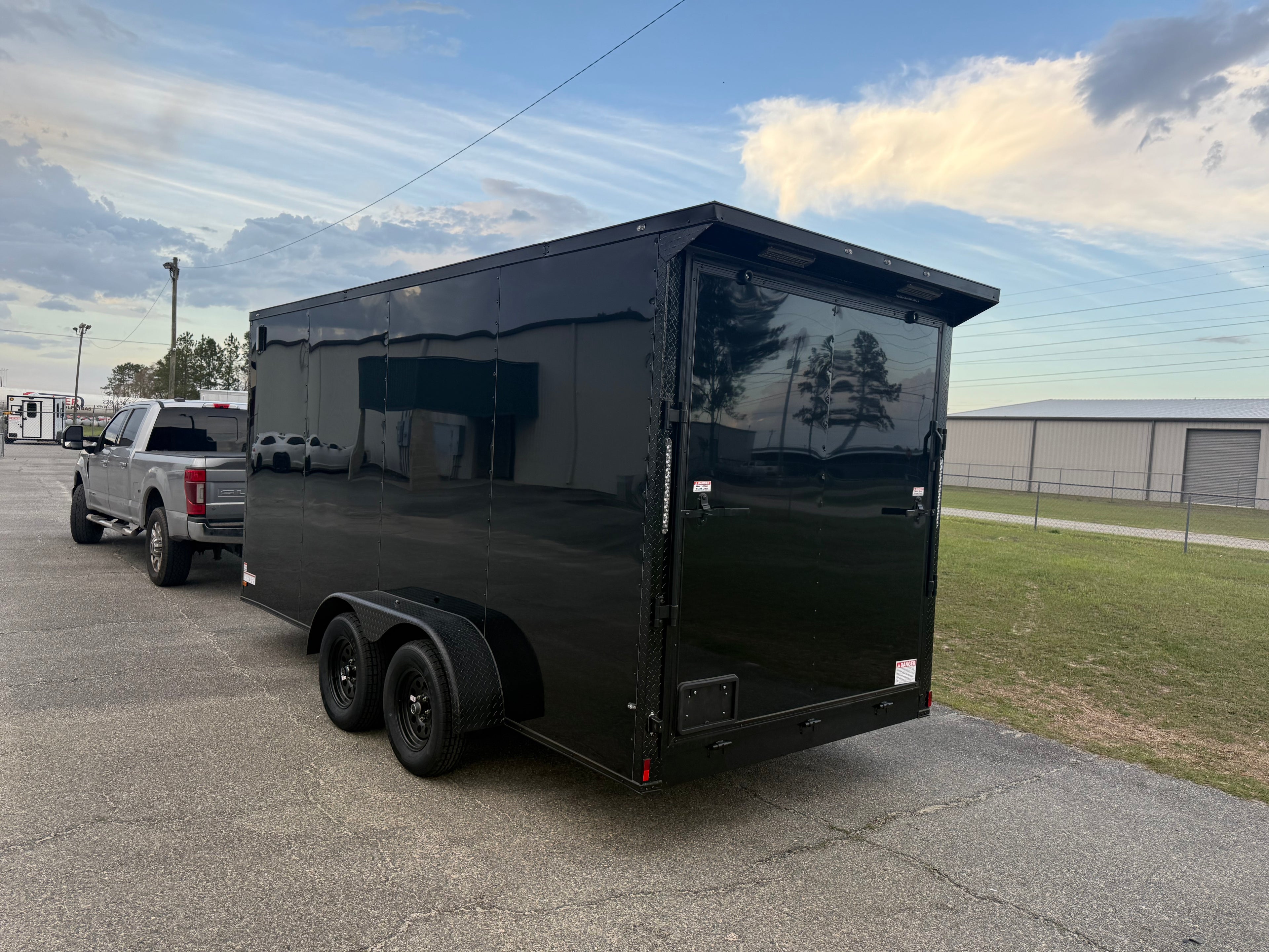 7X16TA BlackStandard Trailer BOP