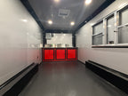 8.5X16 Red Concession Trailer