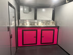 7X14TA Pink Concession Trailer