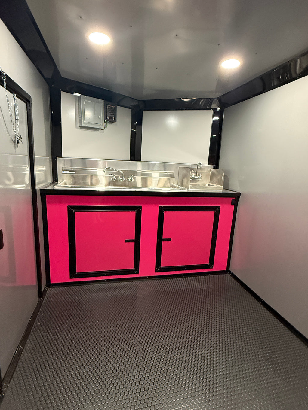 7X14TA Pink Concession Trailer