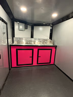 7X14TA Pink Concession Trailer
