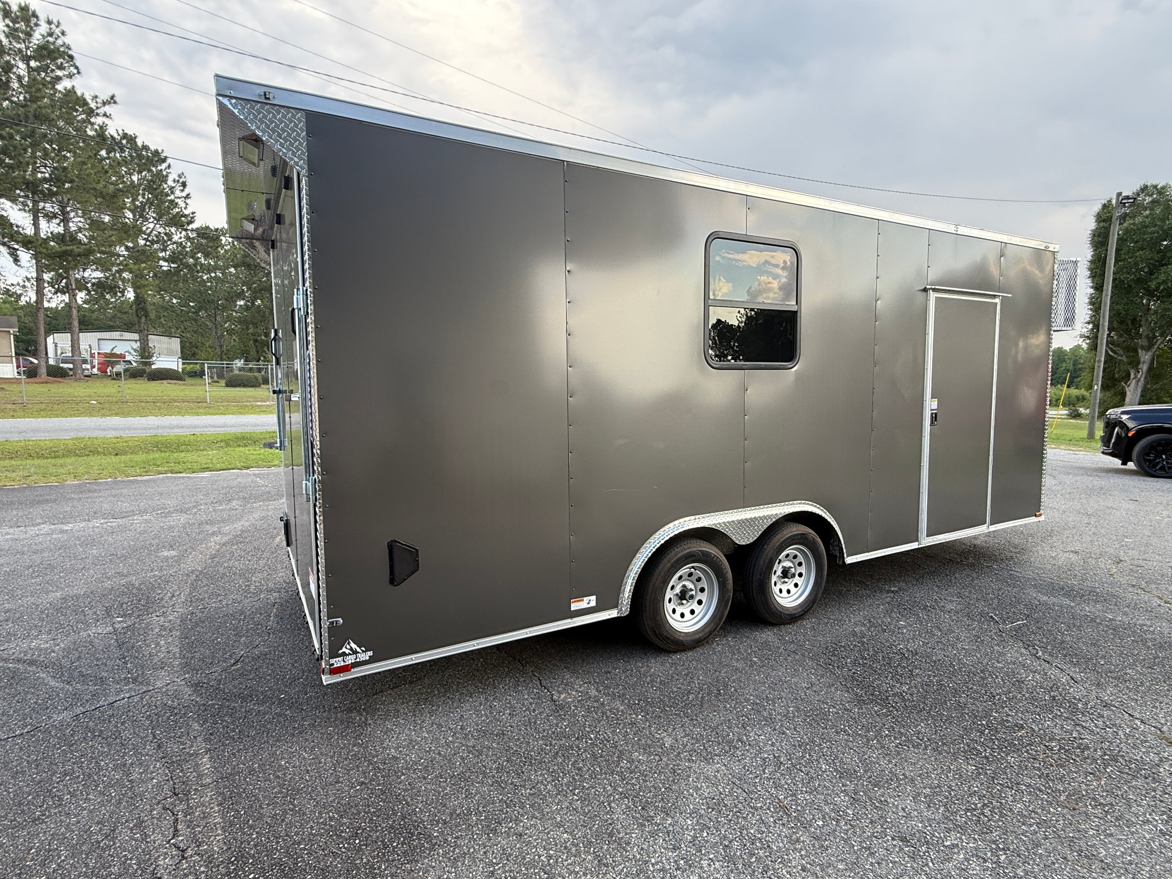 8.5X20TA Charcoal RC Office Trailer