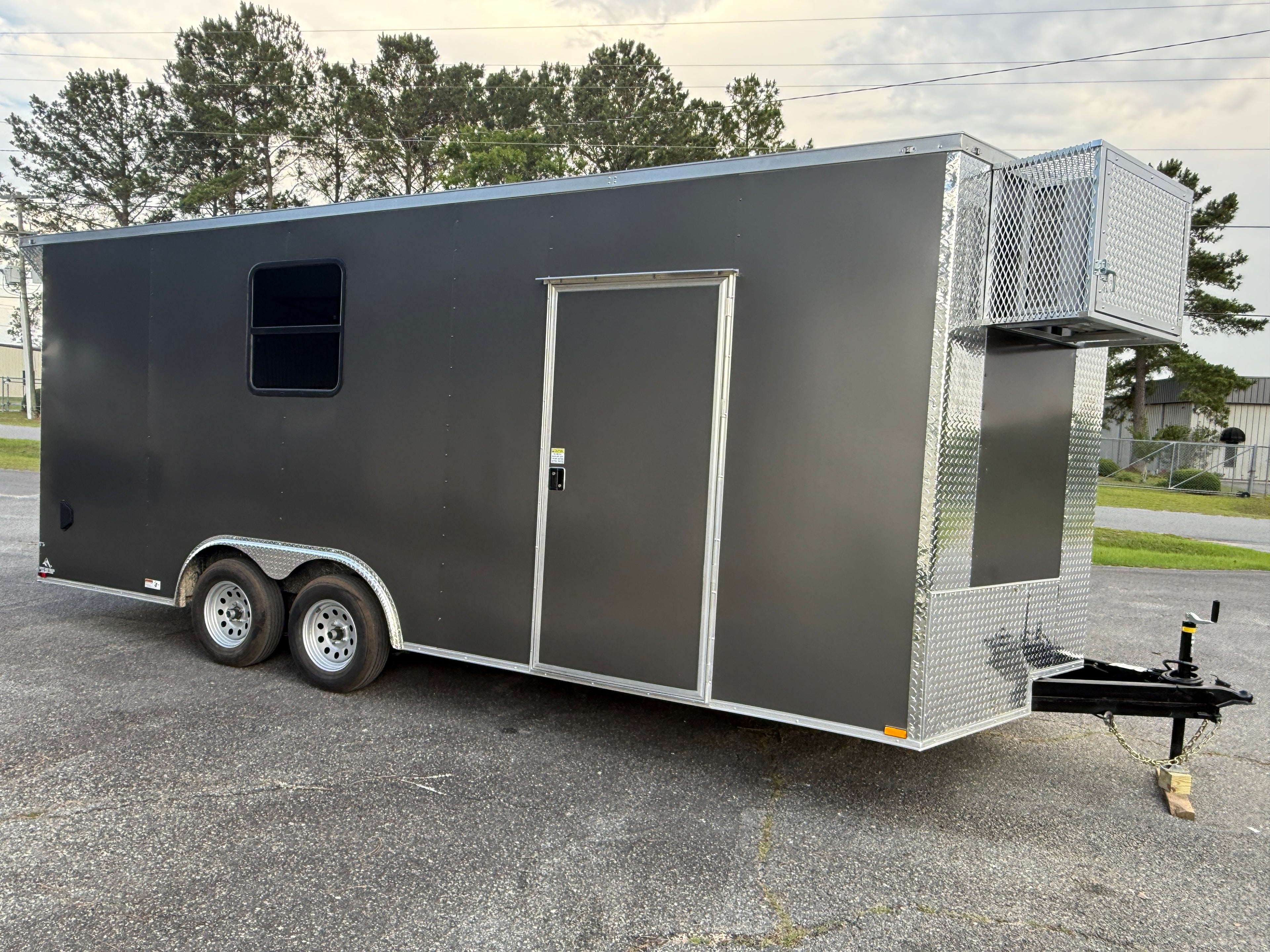 8.5X20TA Charcoal RC Office Trailer
