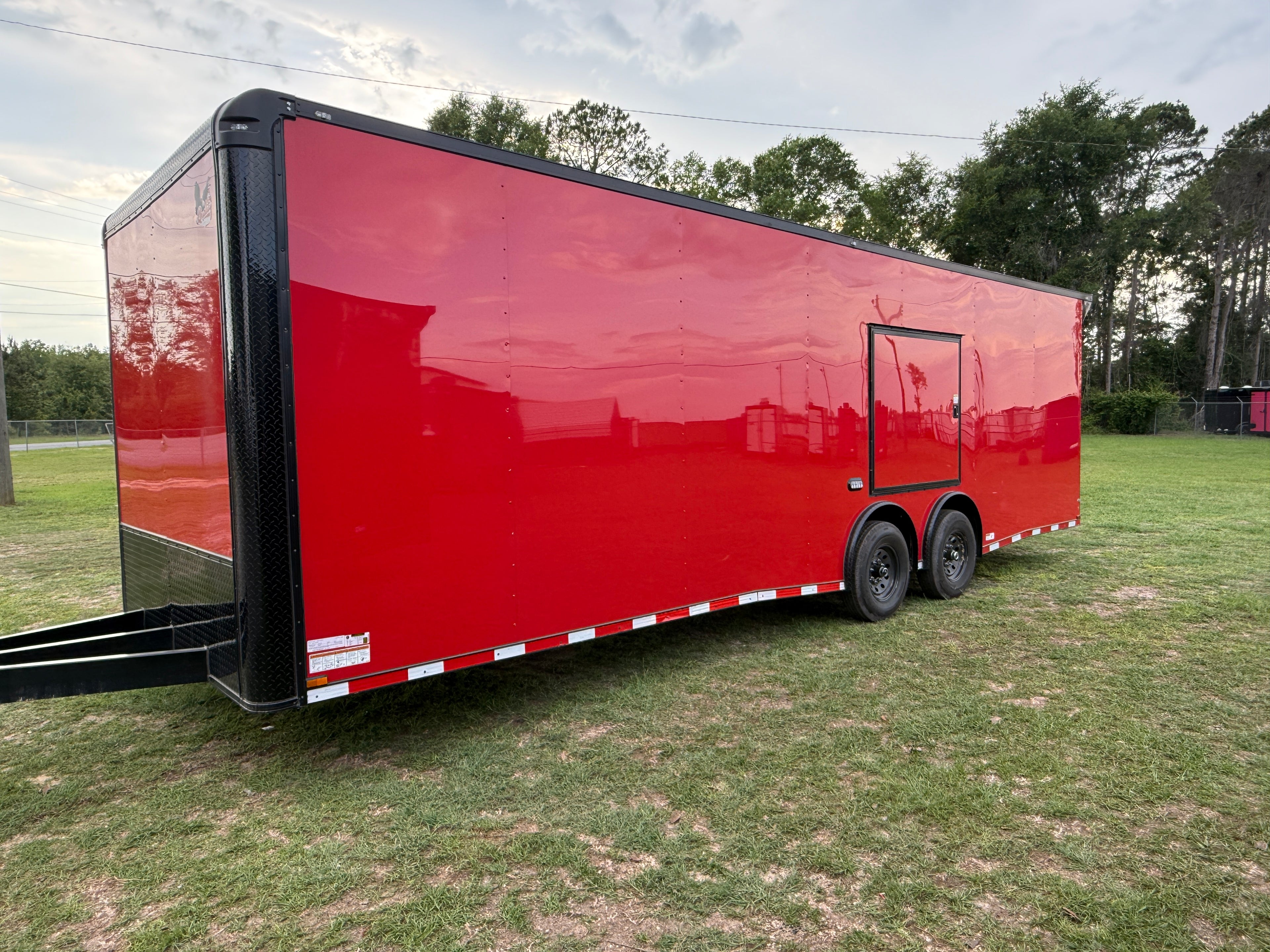 8.5X28TA Red Race Ready Trailer