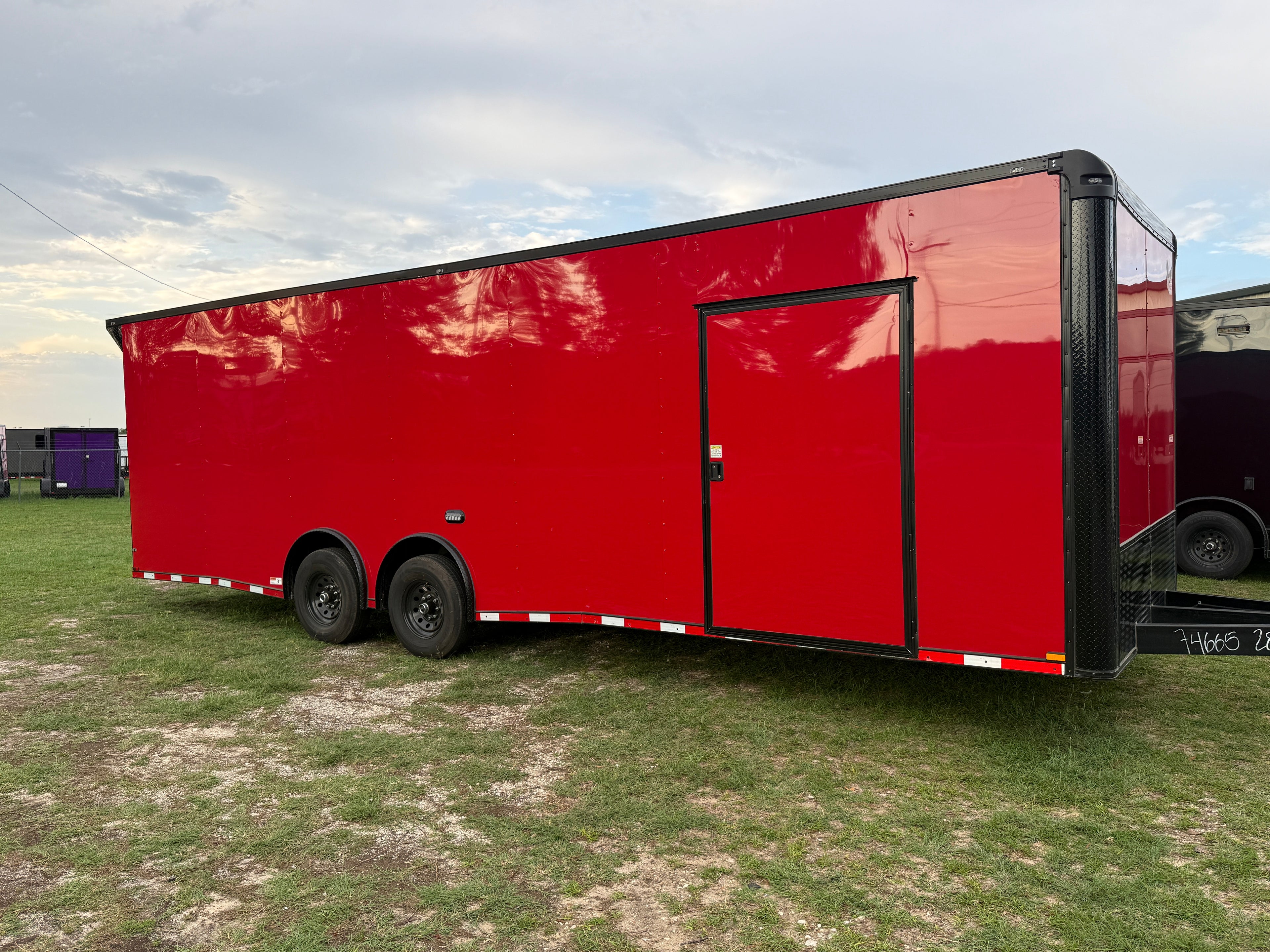 8.5X28TA Red Race Ready Trailer