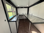 7X14TA Teal Beverage Trailer
