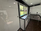 7X14TA Teal Beverage Trailer