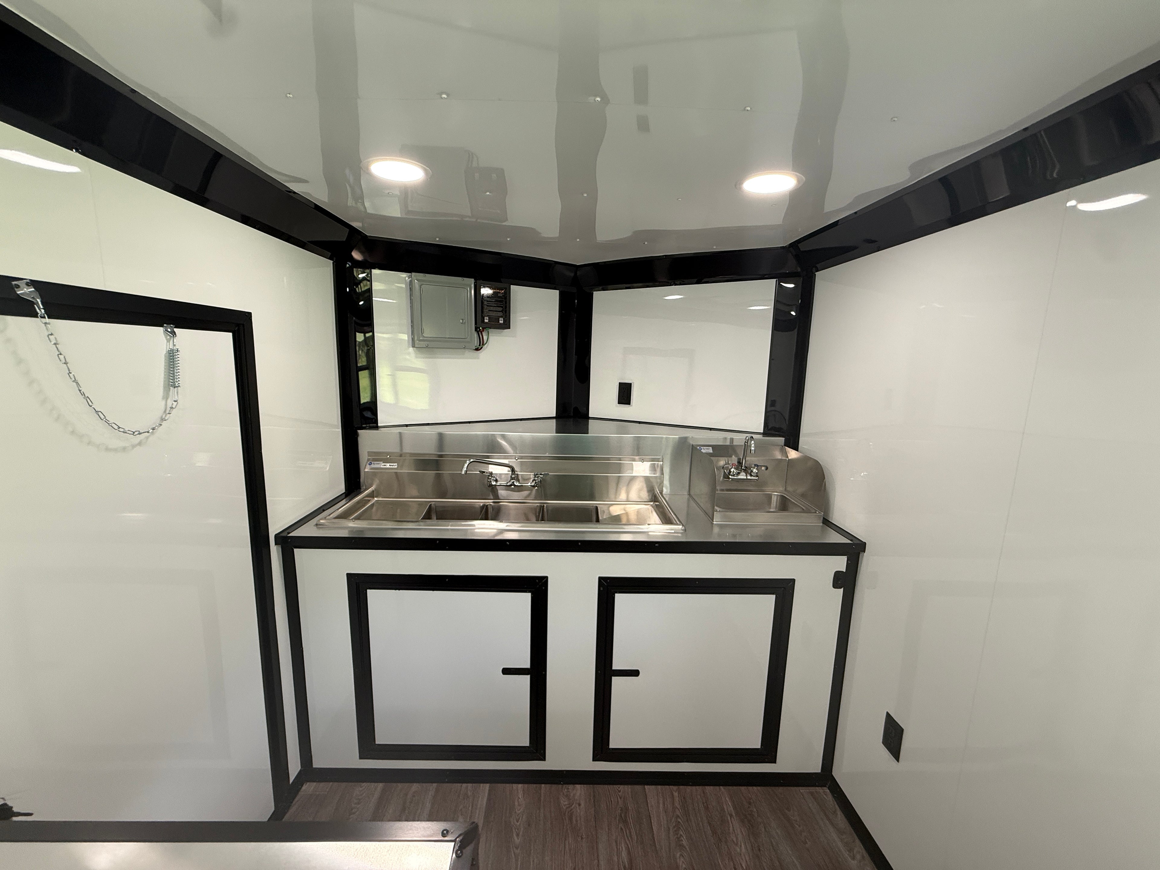 7X14TA Teal Beverage Trailer