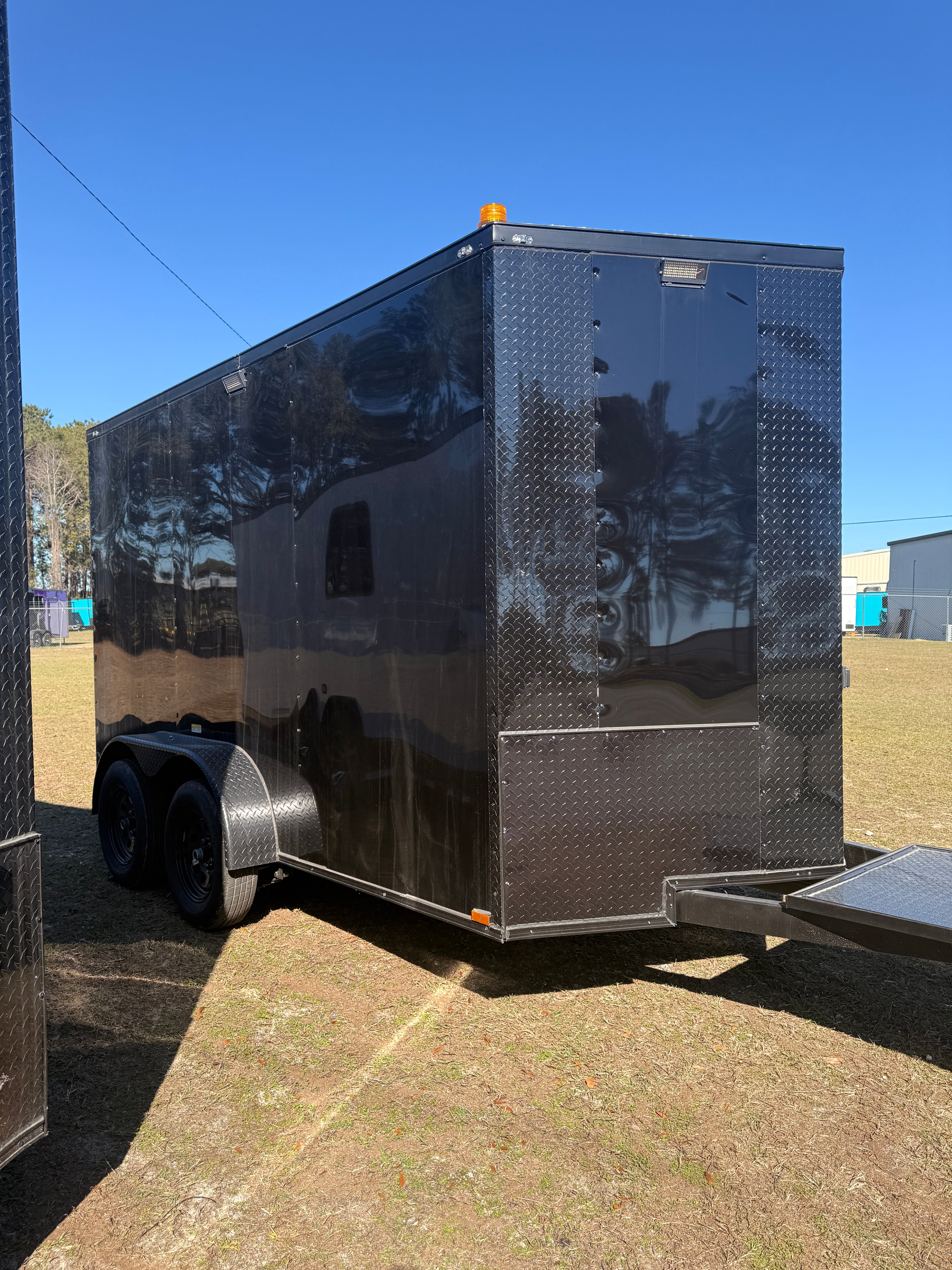 7X12TA Black Splicing Trailer