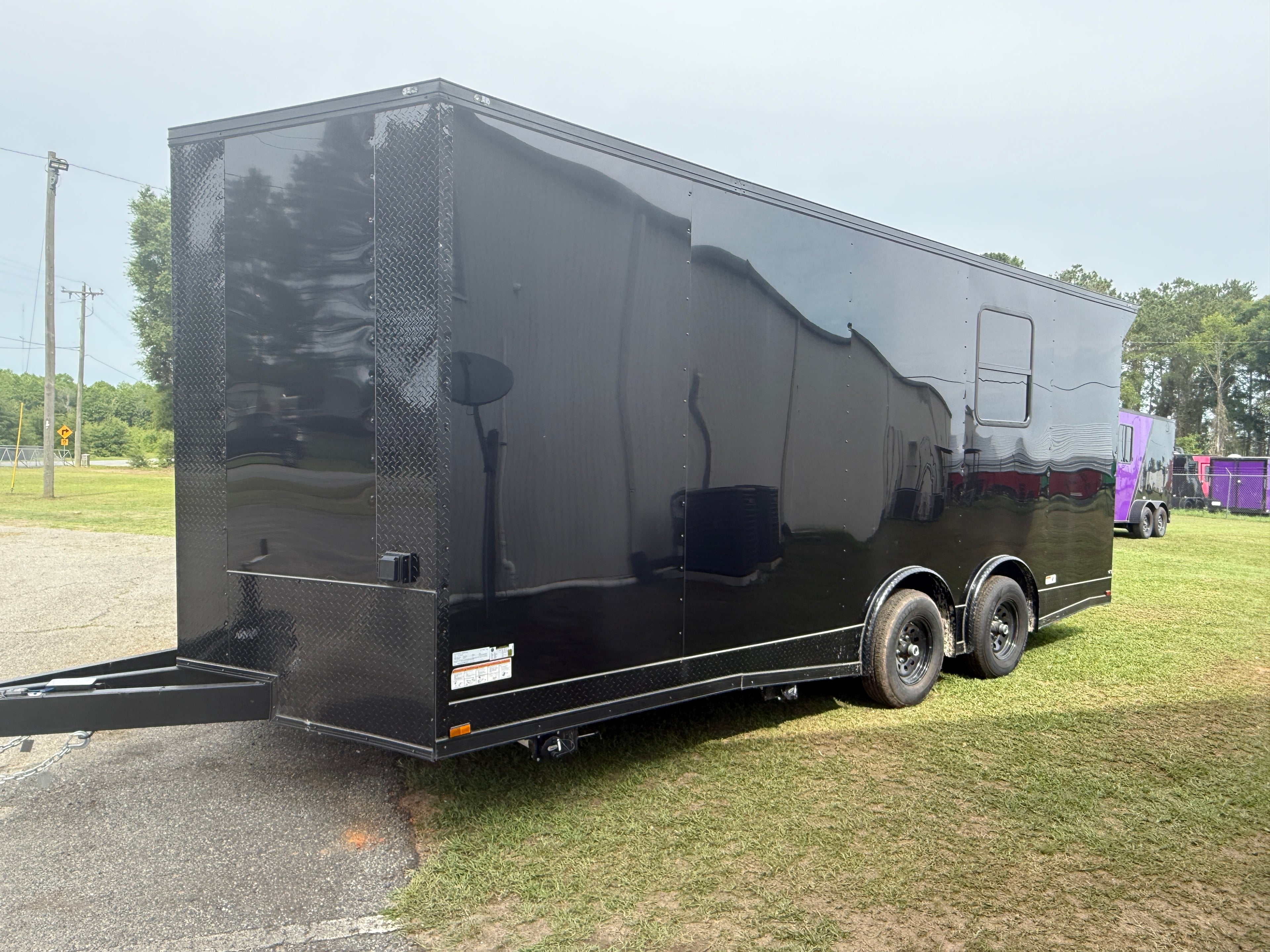 8.5X20TA3 Black Race Ready Trailer