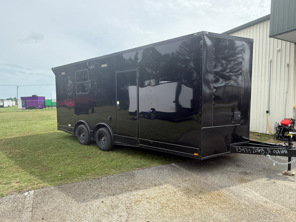 8.5X20TA3 Black Race Ready Trailer