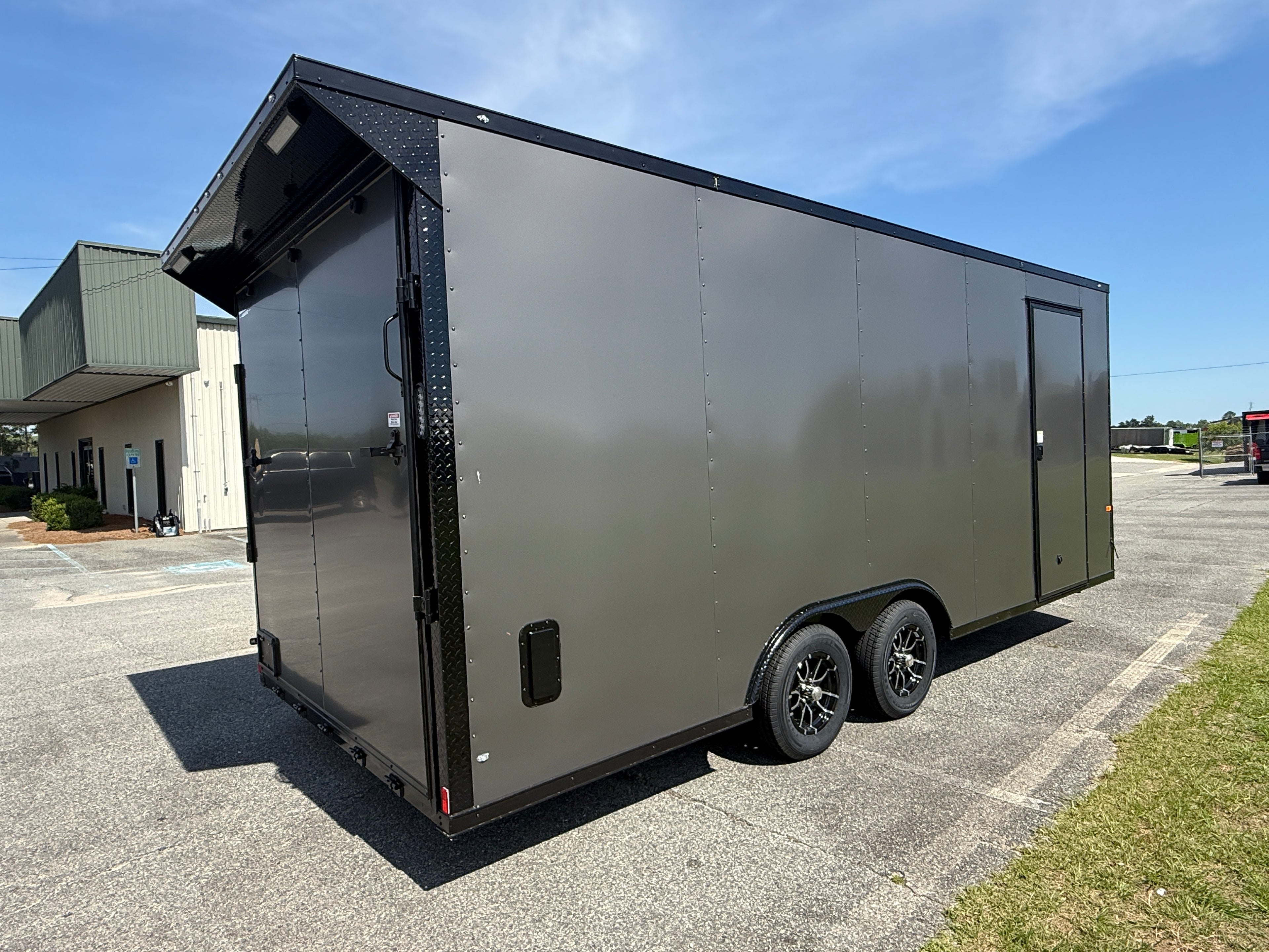 8.5X20TA3 Charcoal Standard Car Hauler Trailer