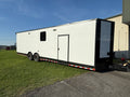 8.5X32TA White Race Ready Trailer