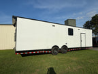 8.5X32TA White Race Ready Trailer
