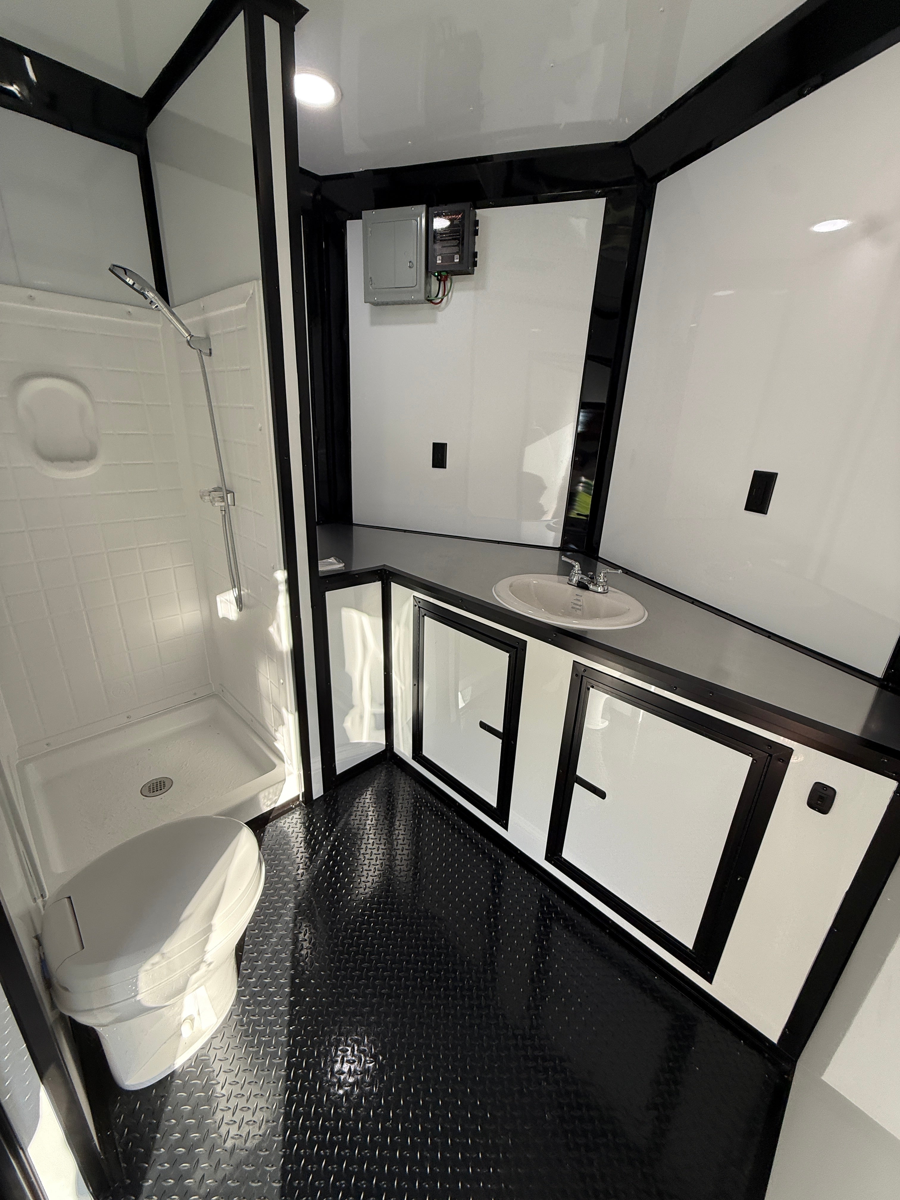 8.5X32TA White Race Ready Trailer