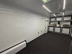 8.5X30TA White Concession Gullwing Porch Trailer