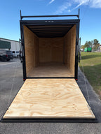 7X16TA Black Standard Work Trailer