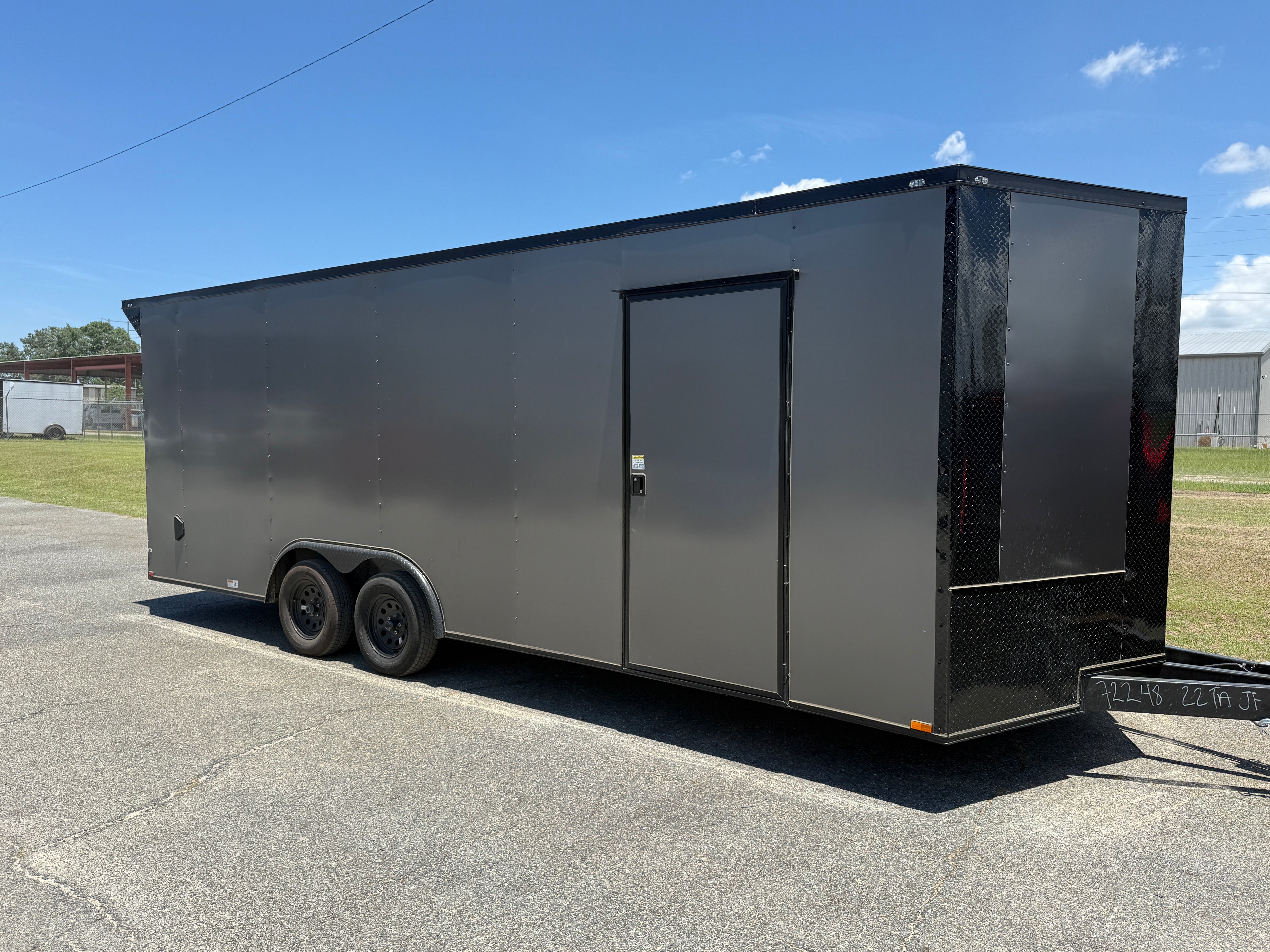 8.5X22TA3 Charcoal Standard Car Hauler Trailer