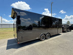 8.5X24TA Black Standard Car Hauler Trailer