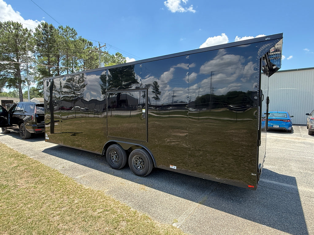 8.5X24TA Black Standard Car Hauler Trailer