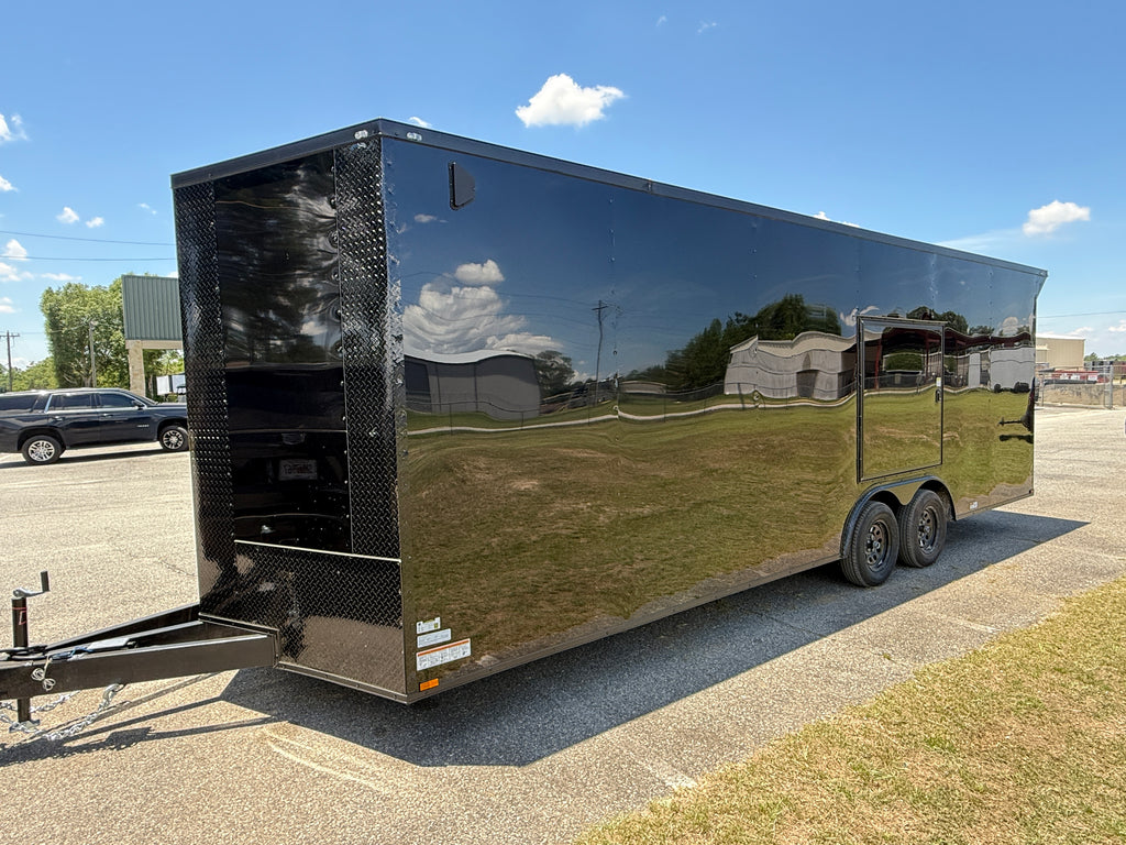 8.5X24TA Black Standard Car Hauler Trailer