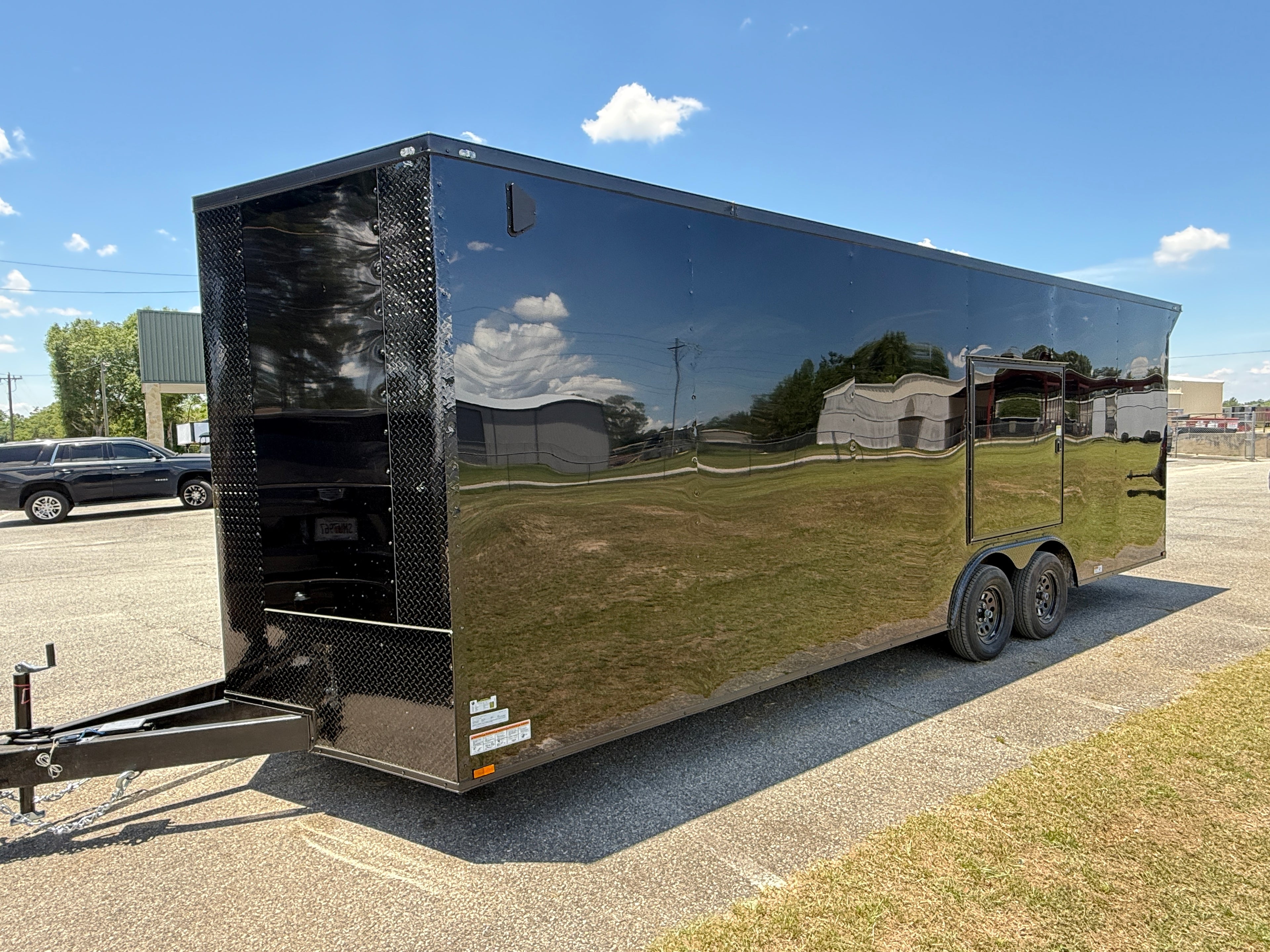 8.5X24TA Black Standard Car Hauler Trailer