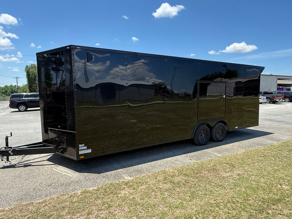 8.5X24TA Black Standard Car Hauler Trailer